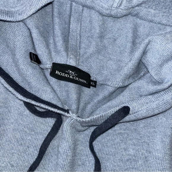 Rodd & Gunn Kingsley Park Sweater Size XL Blue Hooded - Picture 4 of 7